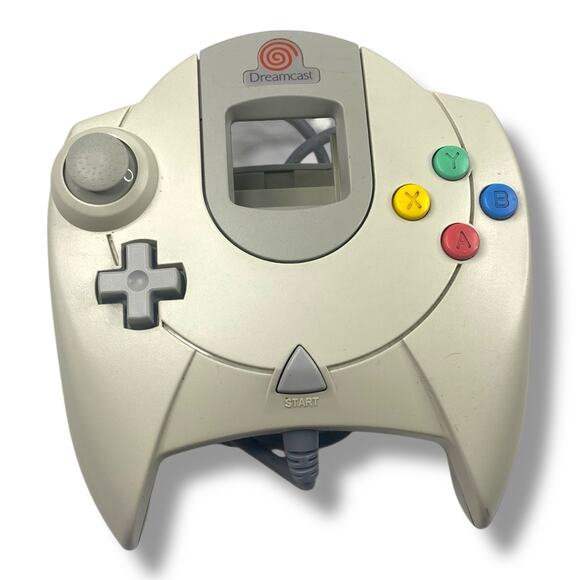 Genuine Sega Dreamcast White Controller Pad Wired Gamepad Model HKT 7700 Works - Picture 1 of 5